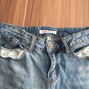 Hippie jeans/short length bell bottoms